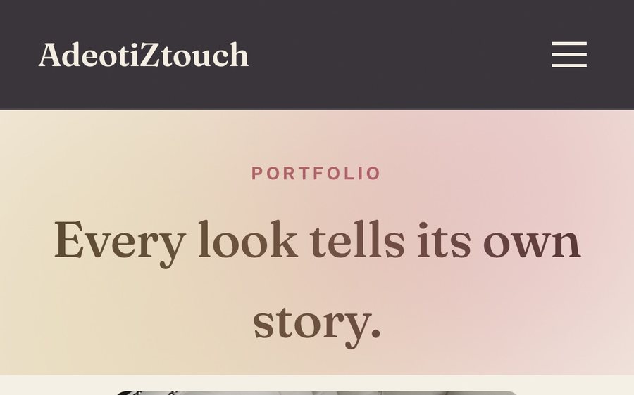 AdeotiZtouch portfolio: Every look tells its own story